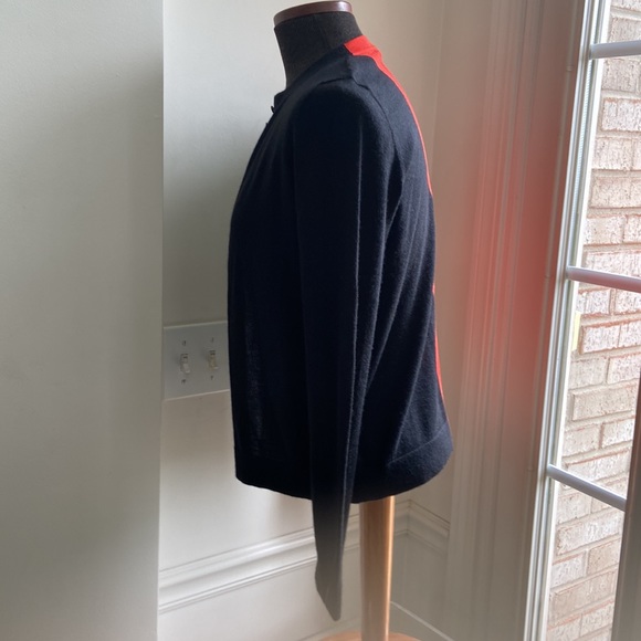 Akris Summer Intarsia Button multicolor cashmere & silk Cardigan - Picture 6 of 14